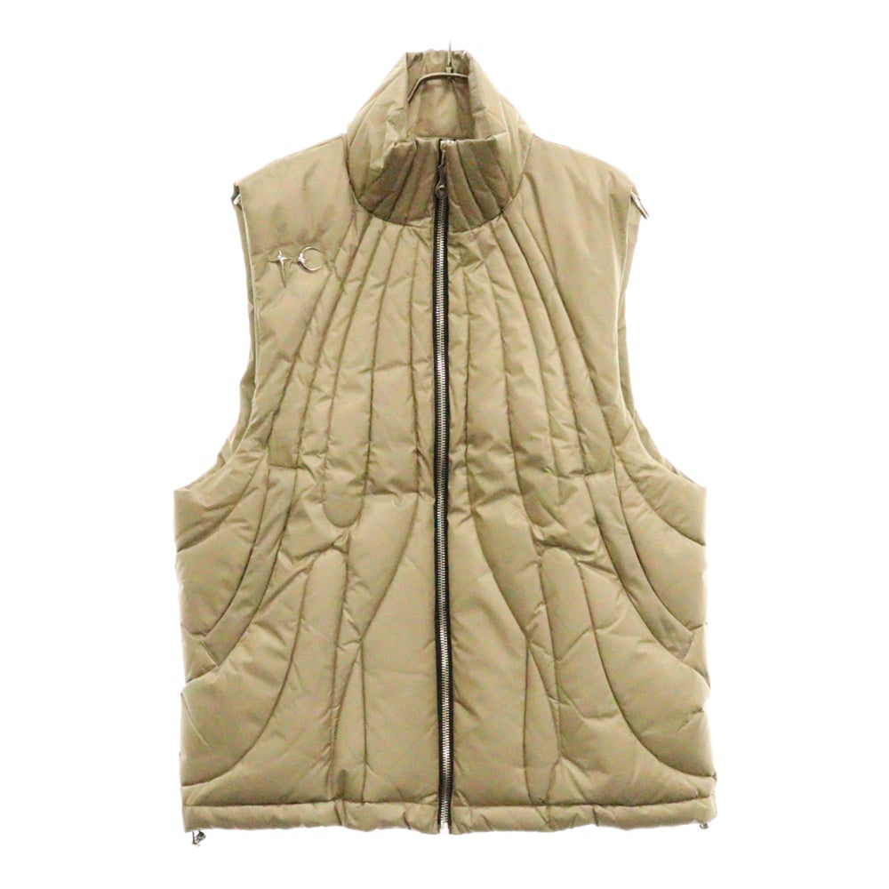 THUG CLUB(サグクラブ) 23AW Cave Goose Down Vest ケーブグースダウンベスト TC23PA02 ベージュ