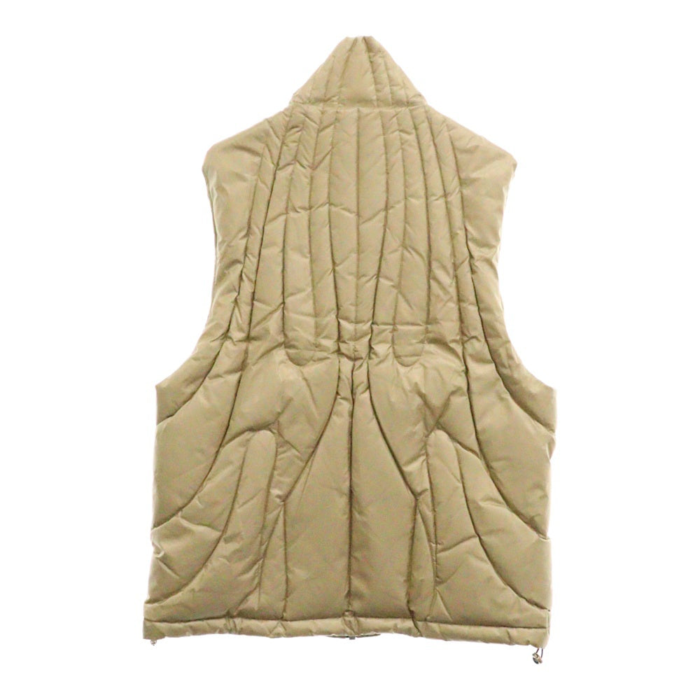 THUG CLUB(サグクラブ) 23AW Cave Goose Down Vest ケーブグースダウンベスト TC23PA02 ベージュ