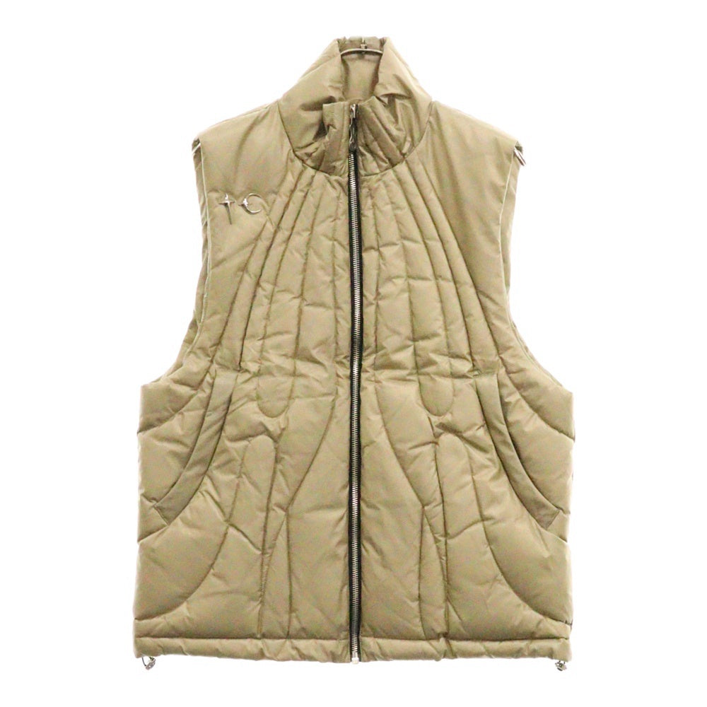THUG CLUB(サグクラブ) 23AW Cave Goose Down Vest ケーブグースダウンベスト TC23PA02 ベージュ