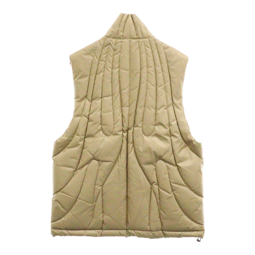 THUG CLUB(サグクラブ) 23AW Cave Goose Down Vest ケーブグースダウンベスト TC23PA02 ベージュ