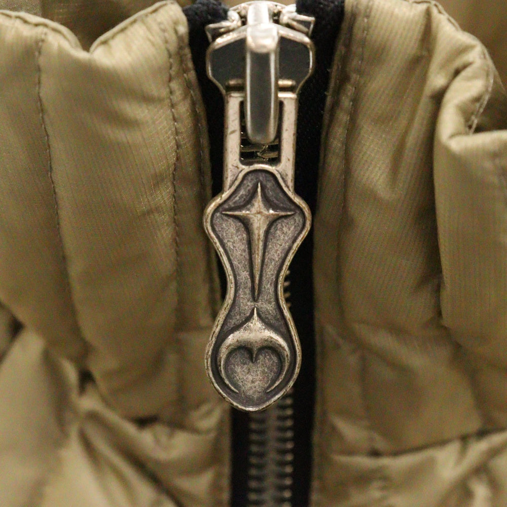 THUG CLUB(サグクラブ) 23AW Cave Goose Down Vest ケーブグースダウンベスト TC23PA02 ベージュ