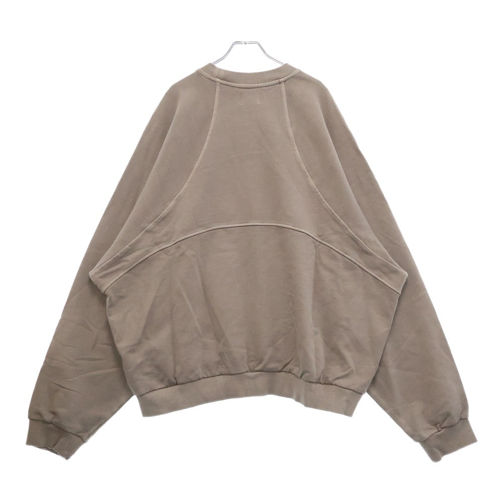 GRAILZ(グレイルズ) 23SS P. DYED STREAMLINE SWEAT ピグメントダイロゴスウェットトレーナー GR23SSMM01 ライトグレー