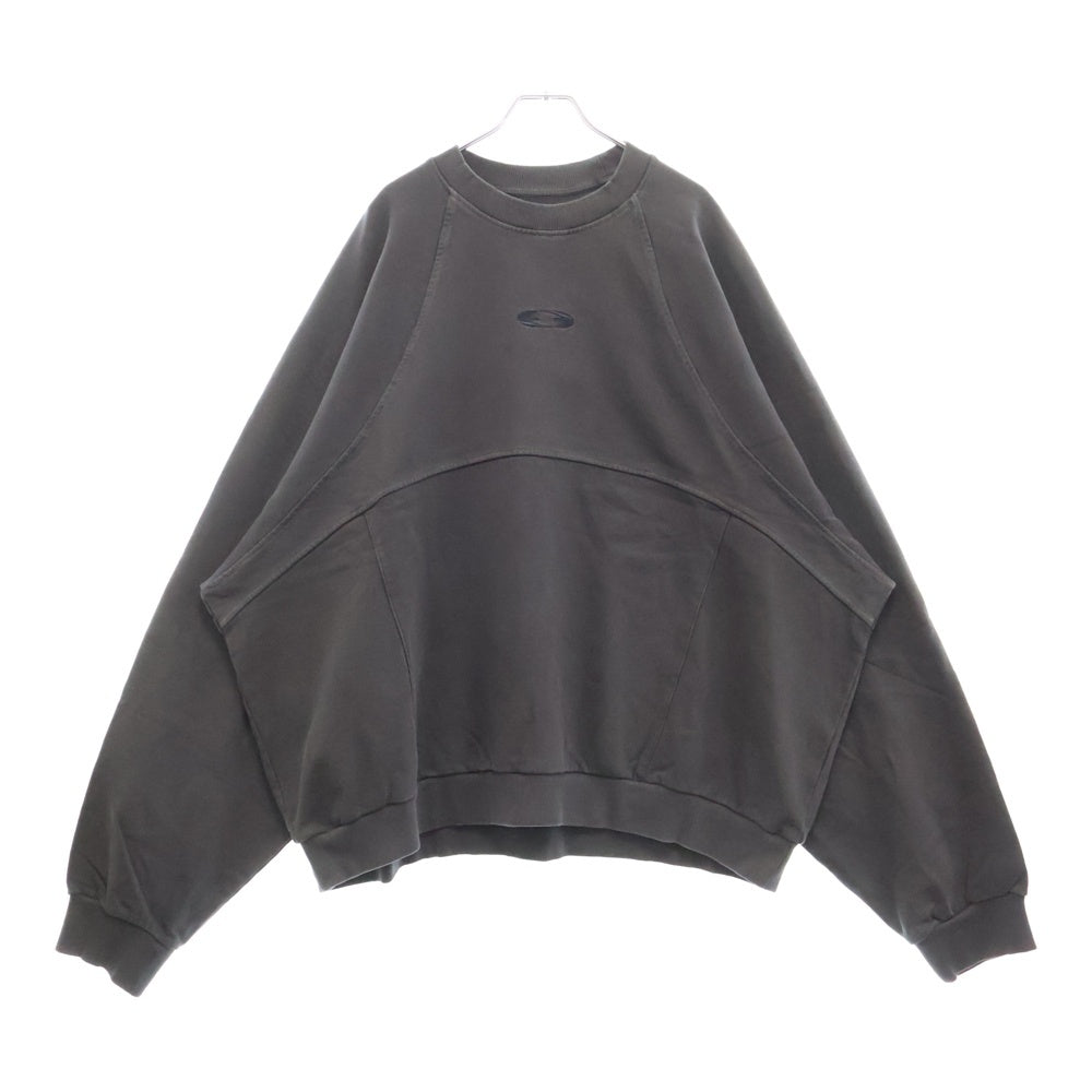 GRAILZ(グレイルズ) 23SS P. DYED STREAMLINE SWEAT ピグメントダイロゴスウェットトレーナー GR23SSMM01 ピグメントブラック