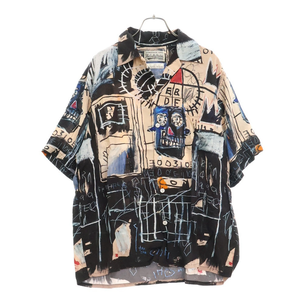 WACKO MARIA(ワコマリア) × JEAN-MICHEL BASQUIAT HAWAIIAN SHIRT ジャン ミシェル バスキア 半袖シャツ 開襟シャツ マルチ