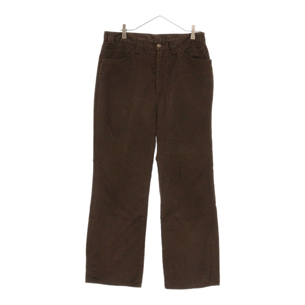 Levi's(リーバイス) 70s VINTAGE 633 STA-PREST スタプレ コーデュロイフレアブーツカットパンツ ブラウン