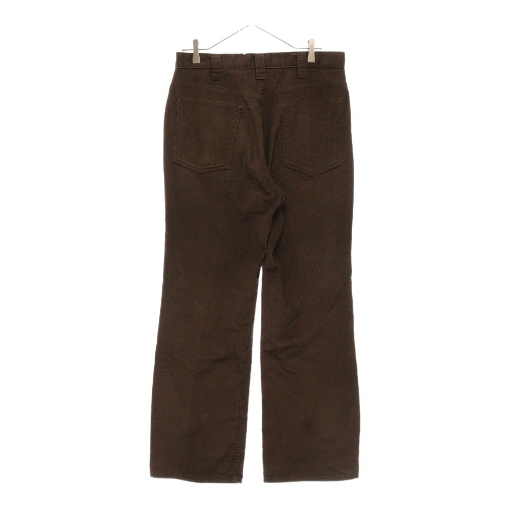 Levi's(リーバイス) 70s VINTAGE 633 STA-PREST スタプレ コーデュロイフレアブーツカットパンツ ブラウン