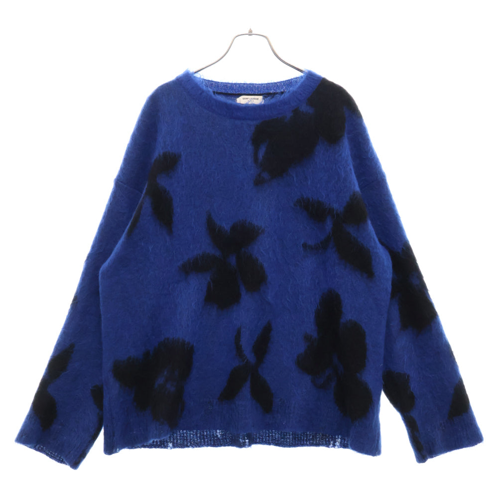 SAINT LAURENT PARIS(サンローランパリ) Ninety's Orchid Jacquard Sweater 645817 YAXJ2 ナインティ オーキッド ジャカード セーター