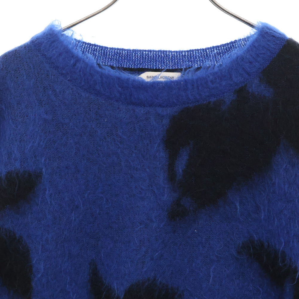 SAINT LAURENT PARIS(サンローランパリ) Ninety's Orchid Jacquard Sweater 645817 YAXJ2 ナインティ オーキッド ジャカード セーター