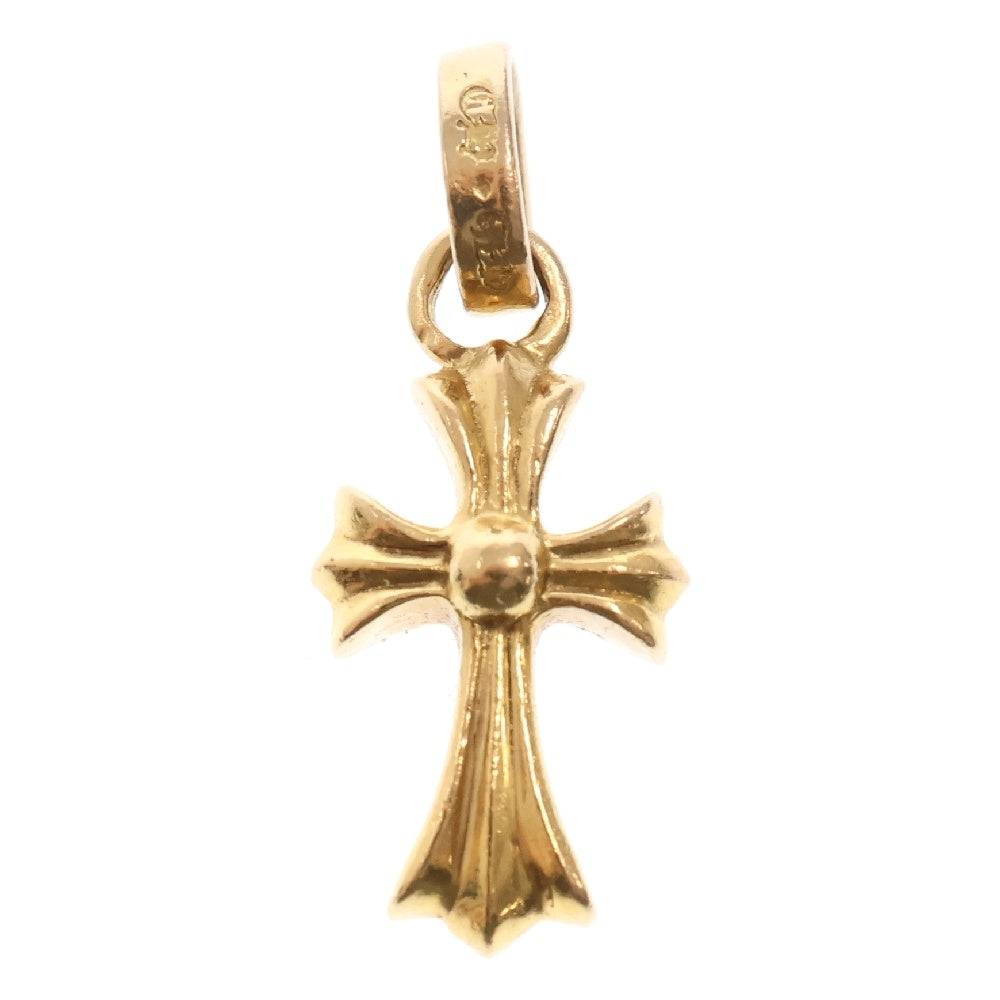 CHROME HEARTS(クロムハーツ) 22K CRS BBYFAT P/DIA ベイビーファットクロス PAVEダイヤ ペンダントトップ ゴールド BCA035