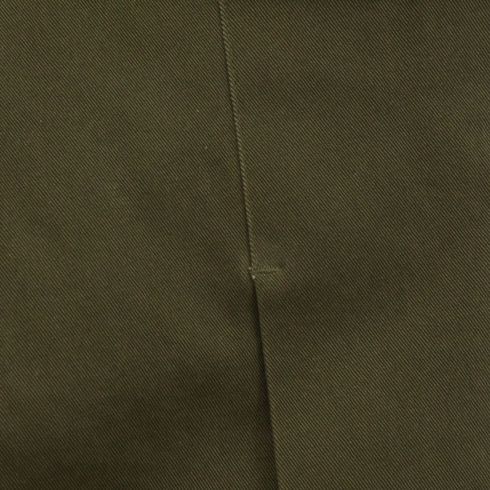 cmmawear(コマウェア) Calathea Curved Seam Trousers カラテアカーブドトラウザーズワークパンツ カーキ