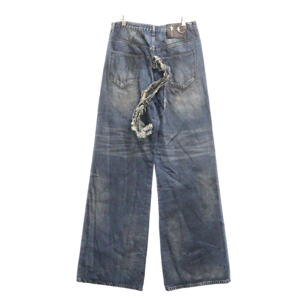 THUG CLUB(サグクラブ) CHIMERA PANTS TC24PT2003 キメラ バギーデニムパンツ インディゴ