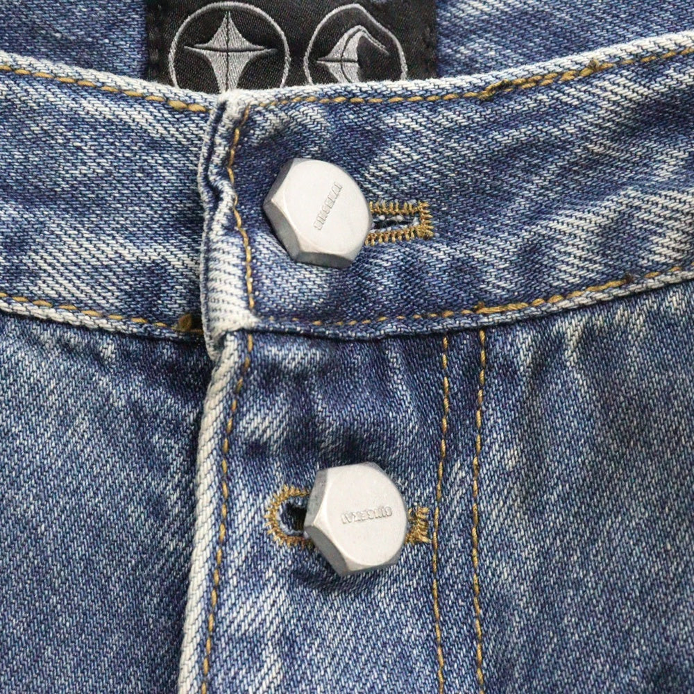 THUG CLUB(サグクラブ) CHIMERA PANTS TC24PT2003 キメラ バギーデニムパンツ インディゴ