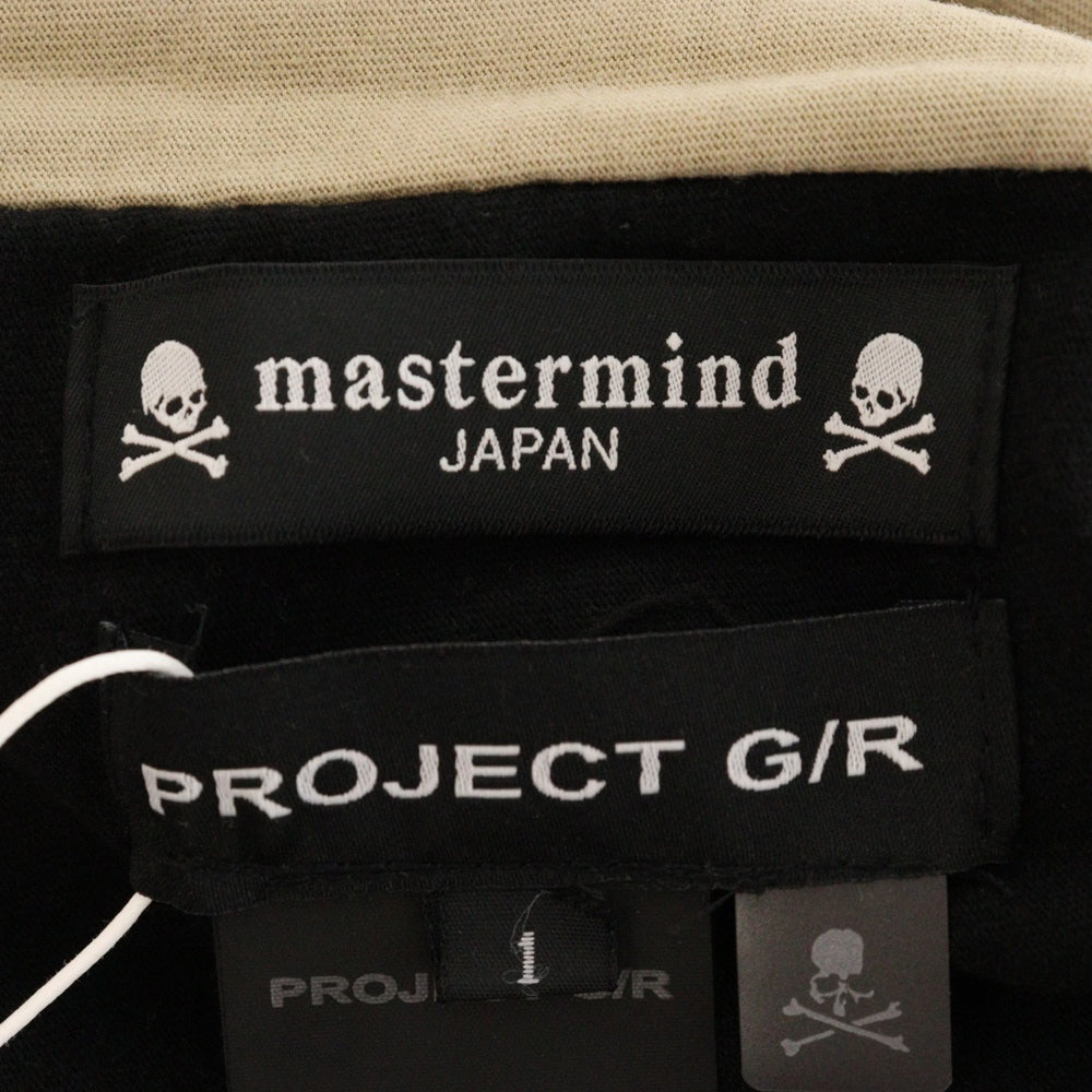 PROJECT G/R(プロジェクトジーアール) 25SS×mastermind JAPAN TWO FACED OUTSEAM T-SHIRT マスターマインドジャパン ツーフェイスアウトシーム 半袖Tシャツ PG25SSMJ02
