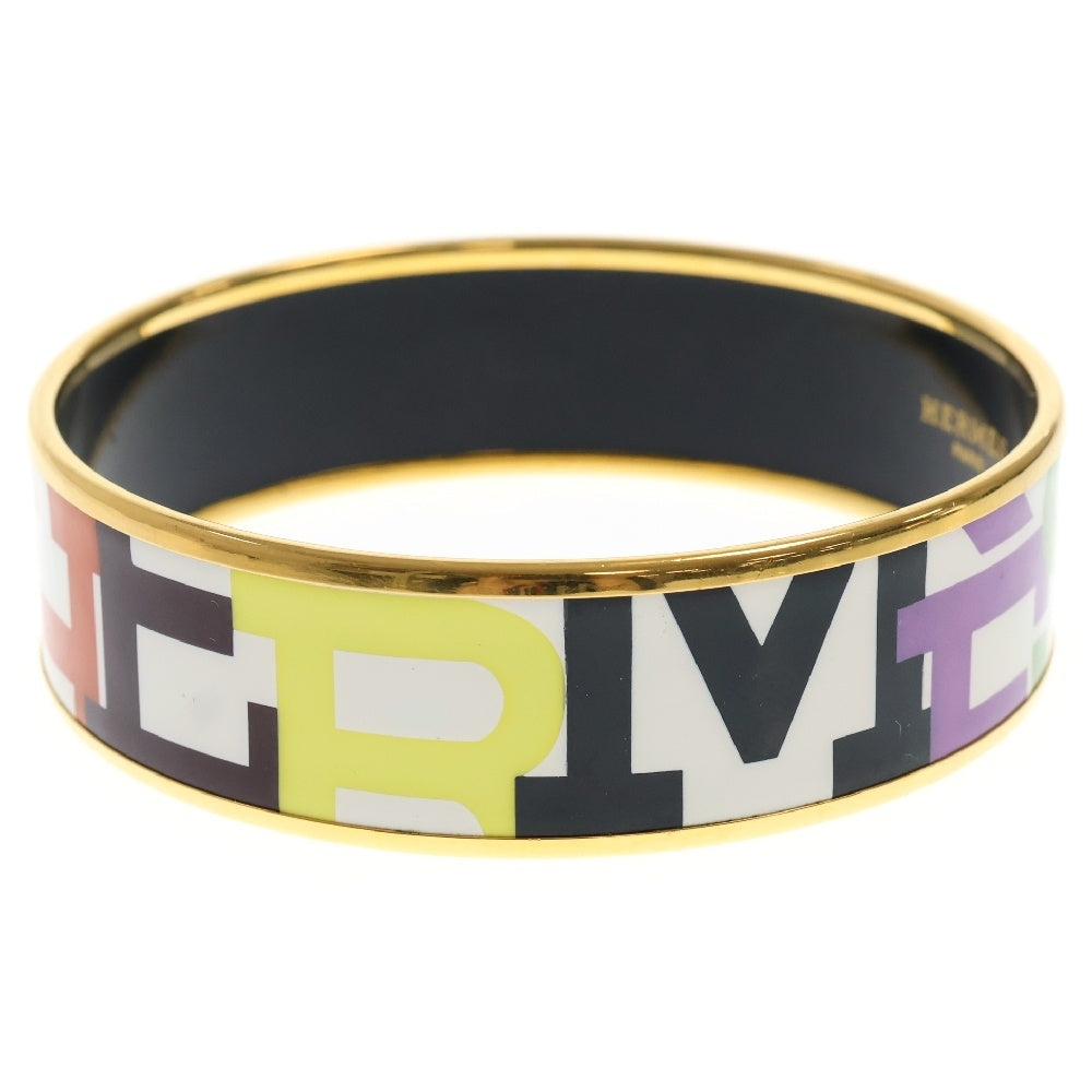 HERMES(エルメス) email logo bracelet エマイユ ロゴブレスレット マルチ