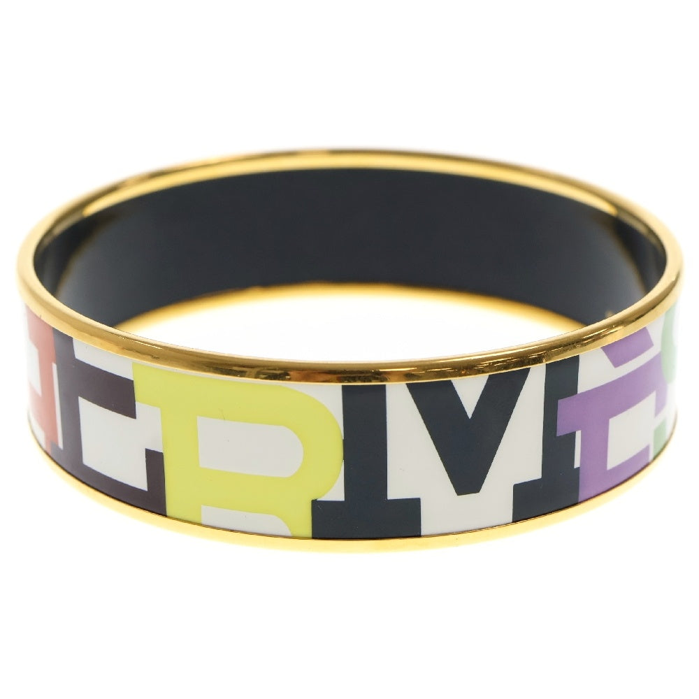 HERMES(エルメス) email logo bracelet エマイユ ロゴブレスレット マルチ