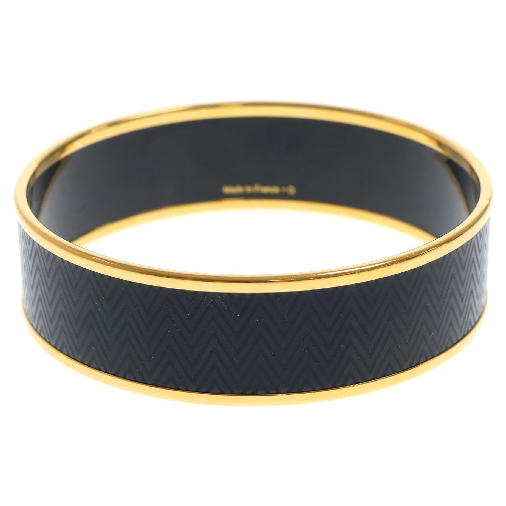 HERMES(エルメス) email bracelet エマイユ ブレスレット ブラック/ゴールド