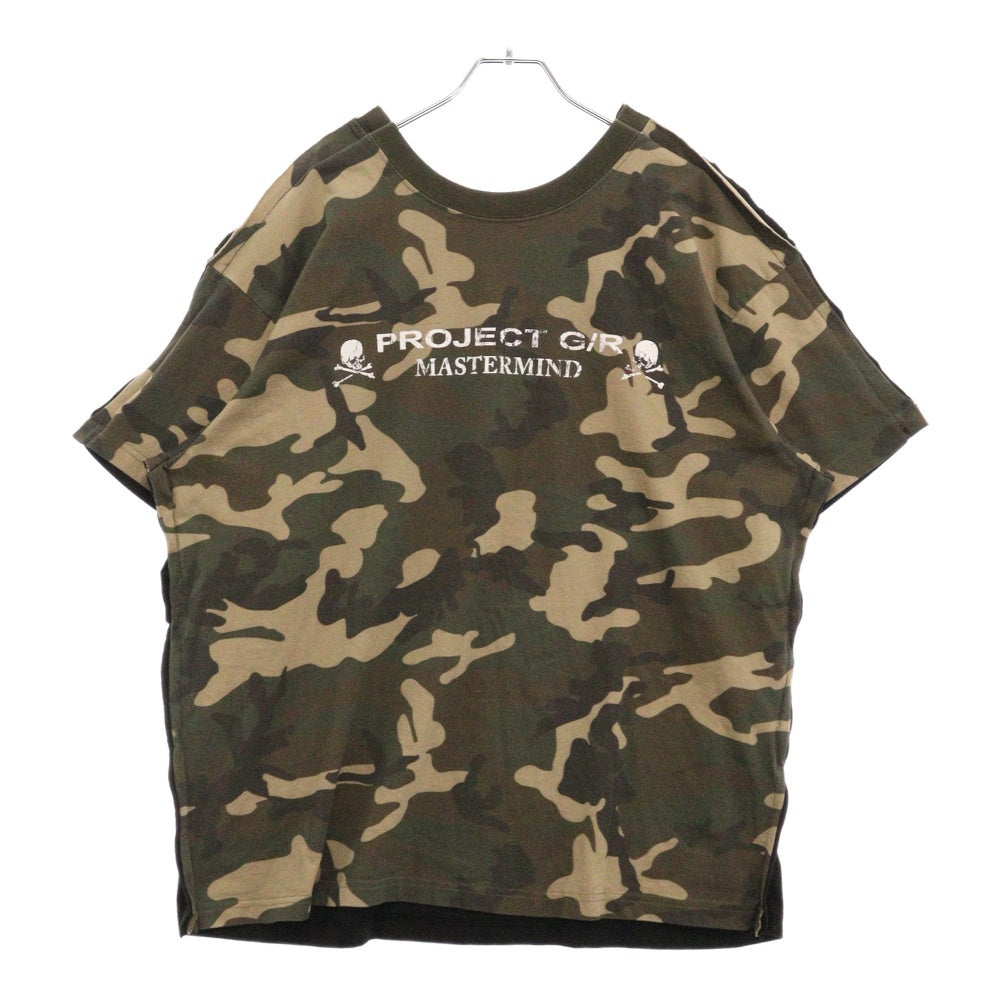 PROJECT G/R(プロジェクトジーアール) 25SS×mastermind JAPAN TWO FACED OUTSEAM T-SHIRT マスターマインドジャパン ツーフェイスアウトシーム 半袖Tシャツ PG25SSMJ02