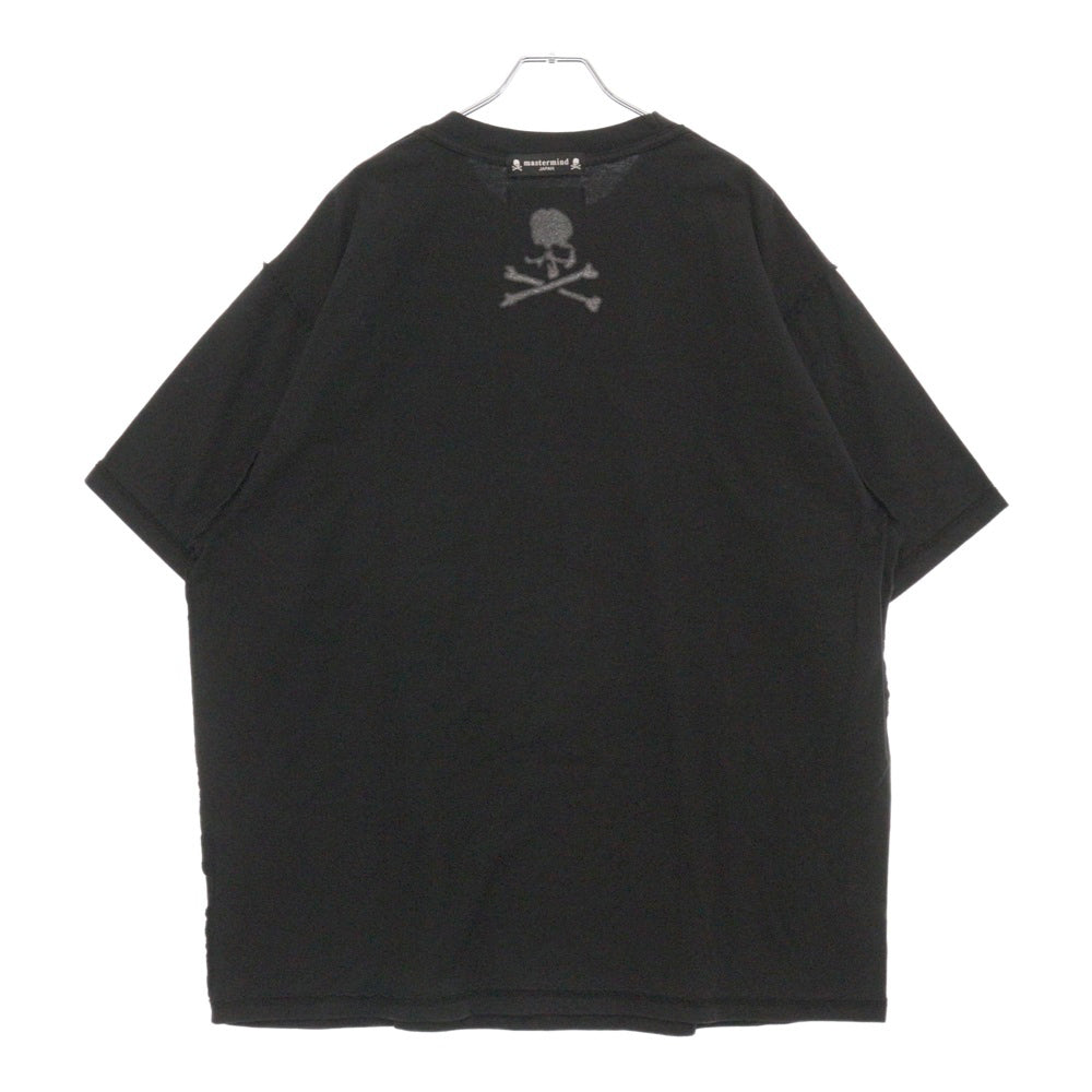 PROJECT G/R(プロジェクトジーアール) 25SS×mastermind JAPAN INSIDE OUT T-SHIRTS マスターマインドジャパン インサイドアウトロゴ半袖Tシャツ PG25SSMJ01 ブラック