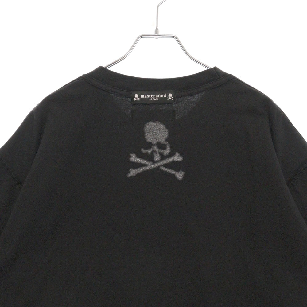 PROJECT G/R(プロジェクトジーアール) 25SS×mastermind JAPAN INSIDE OUT T-SHIRTS マスターマインドジャパン インサイドアウトロゴ半袖Tシャツ PG25SSMJ01 ブラック