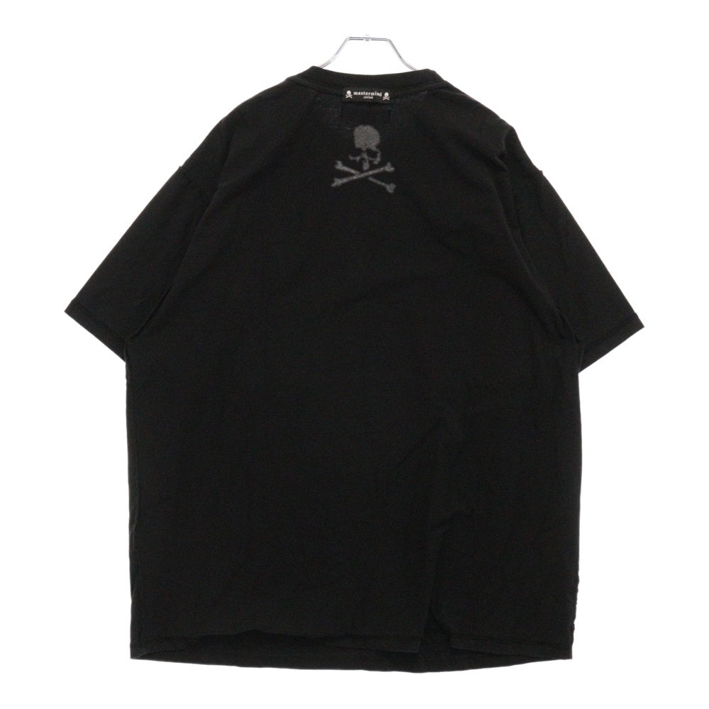 PROJECT G/R(プロジェクトジーアール) 25SS×mastermind JAPAN INSIDE OUT T-SHIRTS マスターマインドジャパン インサイドアウトロゴ半袖Tシャツ PG25SSMJ01 ブラック