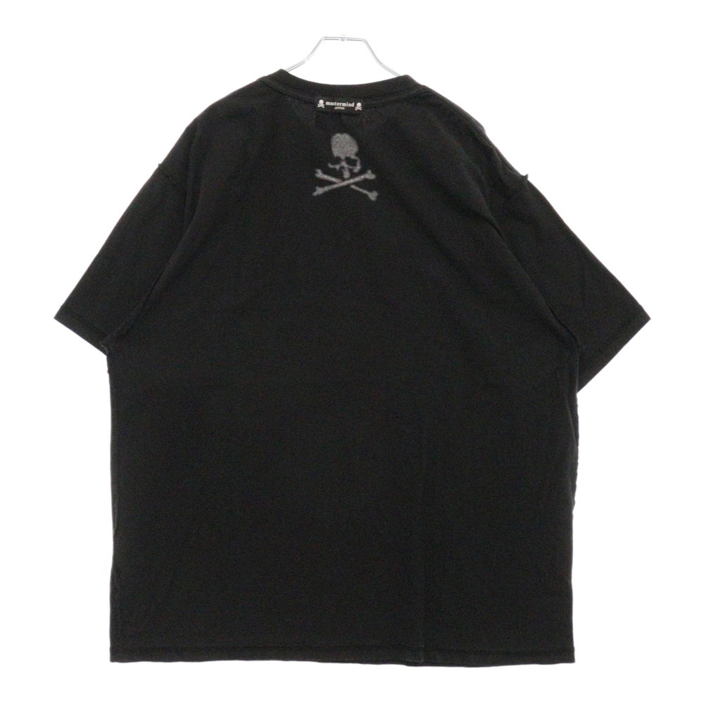 PROJECT G/R(プロジェクトジーアール) 25SS×mastermind JAPAN INSIDE OUT T-SHIRTS マスターマインドジャパン インサイドアウトロゴ半袖Tシャツ PG25SSMJ01 ブラック