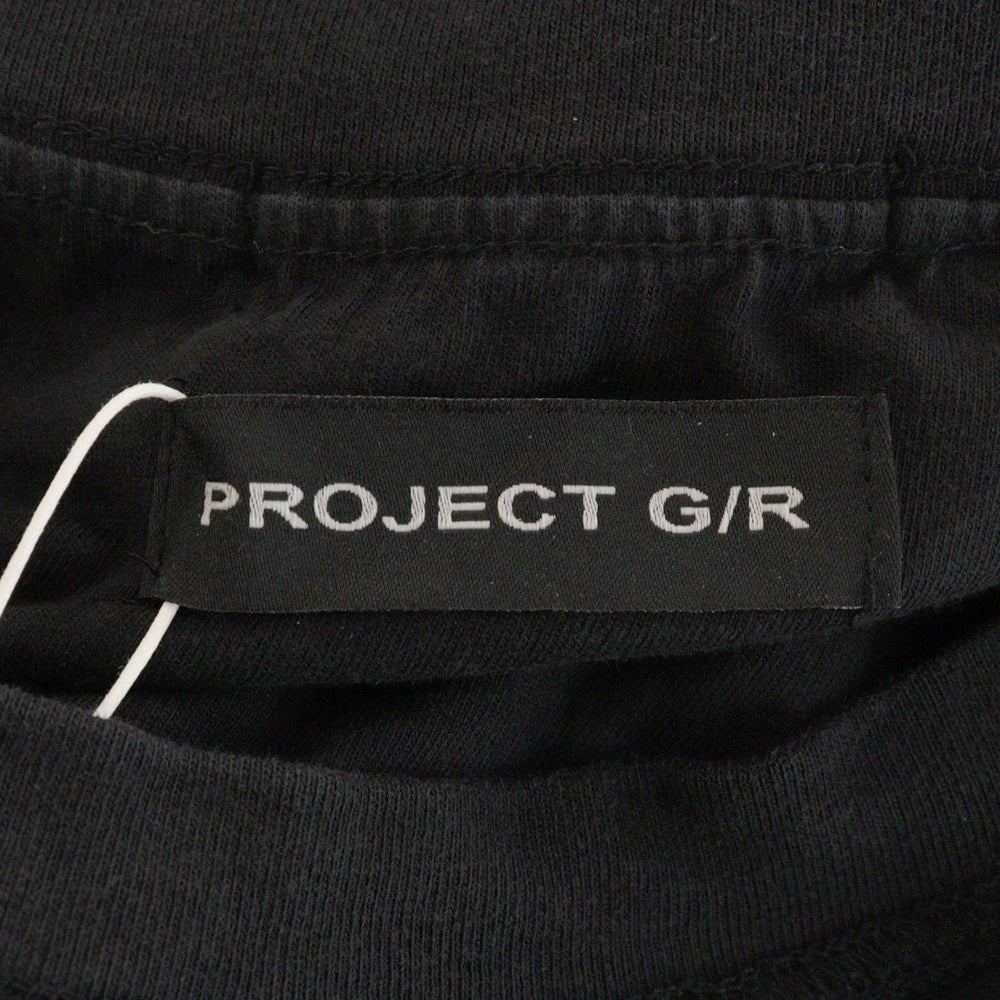 PROJECT G/R(プロジェクトジーアール) 25SS×mastermind JAPAN INSIDE OUT T-SHIRTS マスターマインドジャパン インサイドアウトロゴ半袖Tシャツ PG25SSMJ01 ブラック