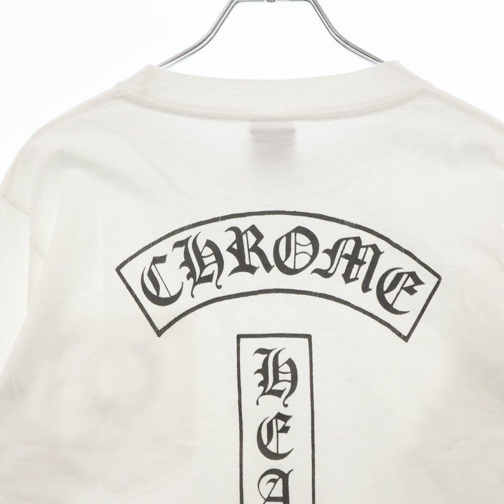 CHROME HEARTS(クロムハーツ) OLD Los Angeles T BAR オールド ロサンゼルス Tバープリント 長袖Tシャツ ロングスリーブカットソー ホワイト