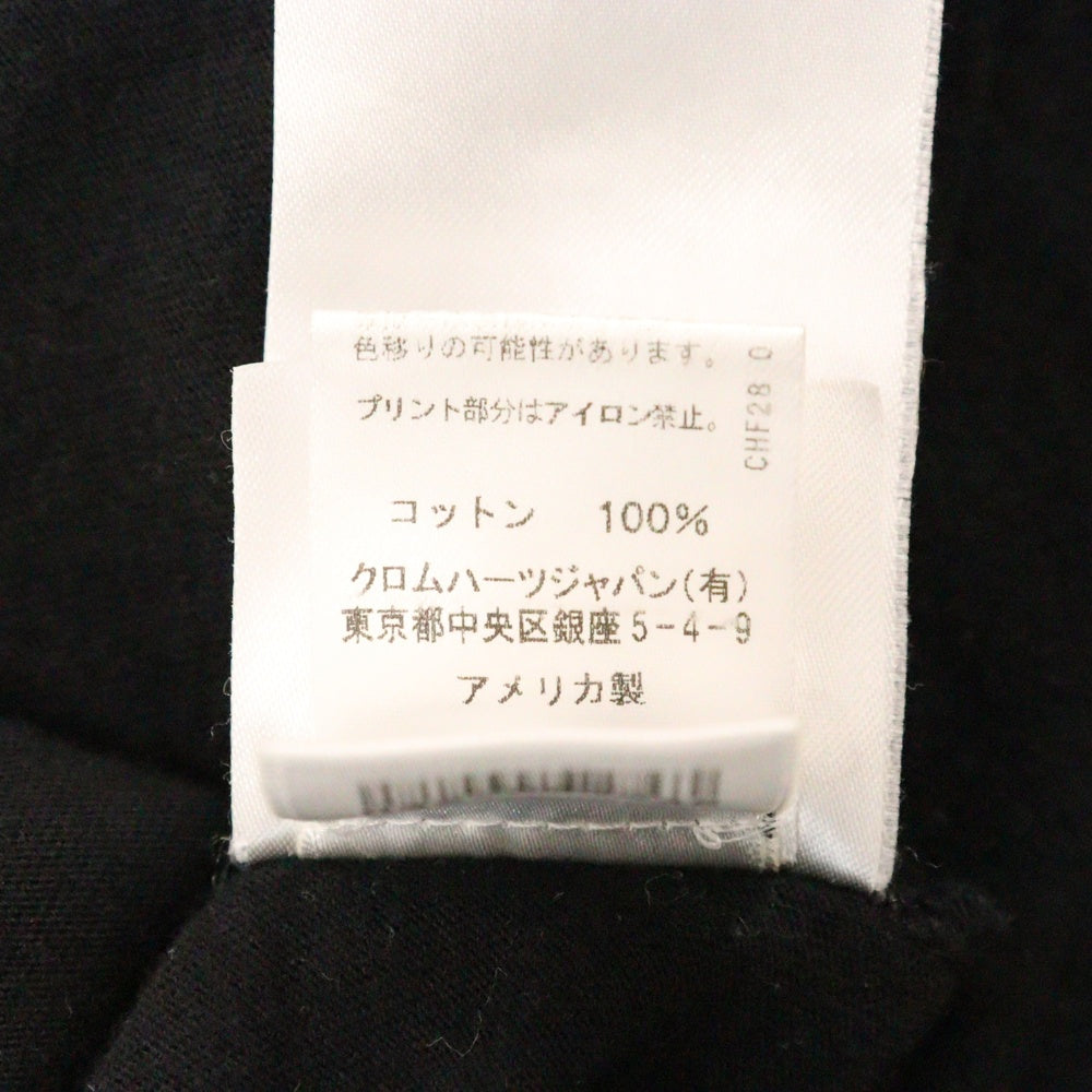 CHROME HEARTS(クロムハーツ) CH L S LTD 青山限定プリント 長袖Tシャツ ロングスリーブカットソー ブラック