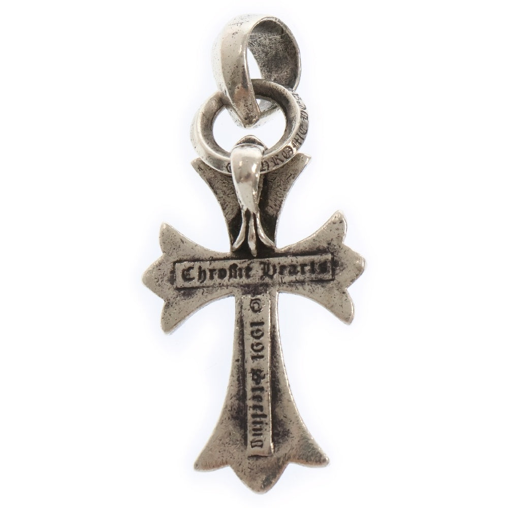 CHROME HEARTS(クロムハーツ) CH CRS SML W/BALE Wベイル スモールCHクロス ペンダントトップ シルバー BCA218