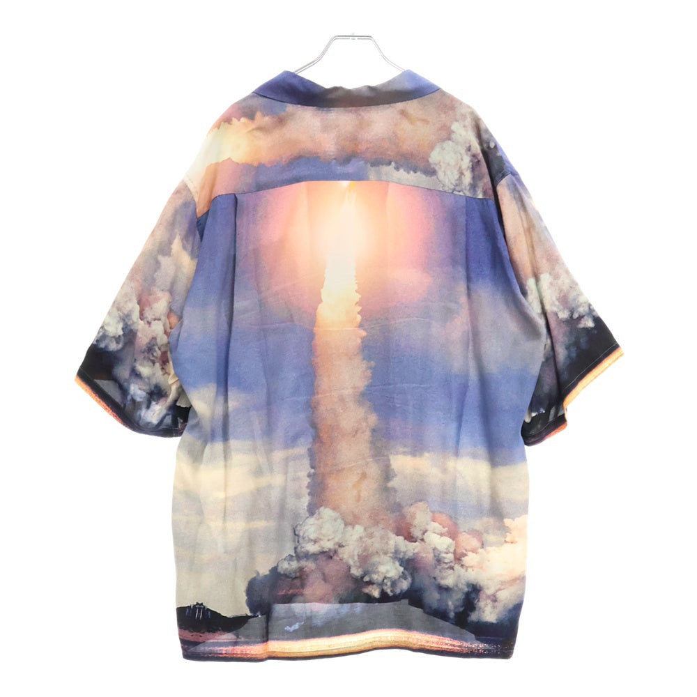 WACKO MARIA(ワコマリア) 23AW JIRO KONAMI / HAWAIIAN SHIRT S/S TYPE-1 小浪次郎 プリントハワイアン半袖シャツ ブルー/マルチ