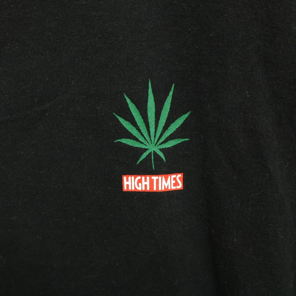WACKO MARIA(ワコマリア) ×HIGH TIMES PACK TEE ハイタイムズ ロゴパック半袖Tシャツ カットソー ブラック