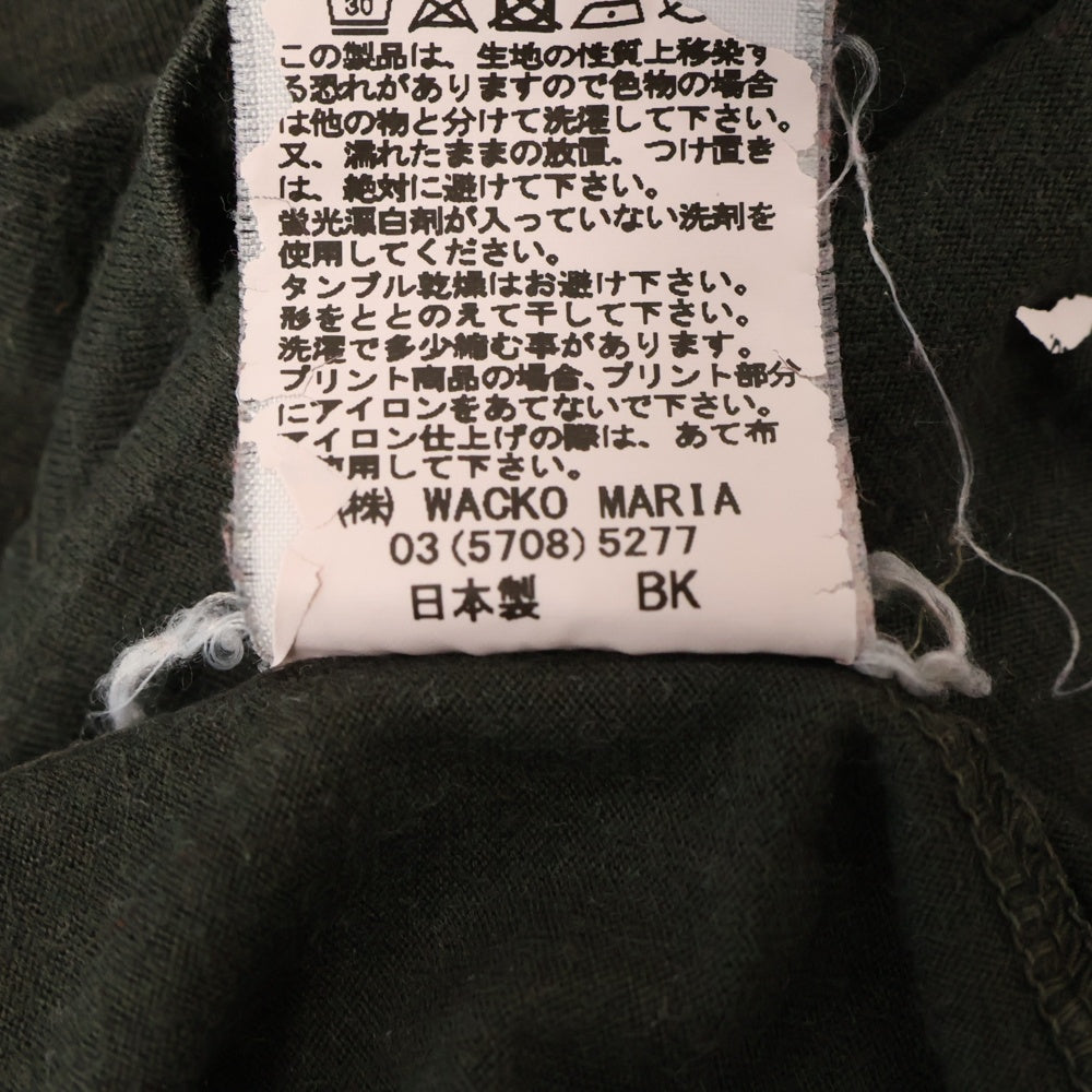 WACKO MARIA(ワコマリア) VINCENT TEE ヴィンセントロゴプリント半袖Tシャツ カットソー グレー