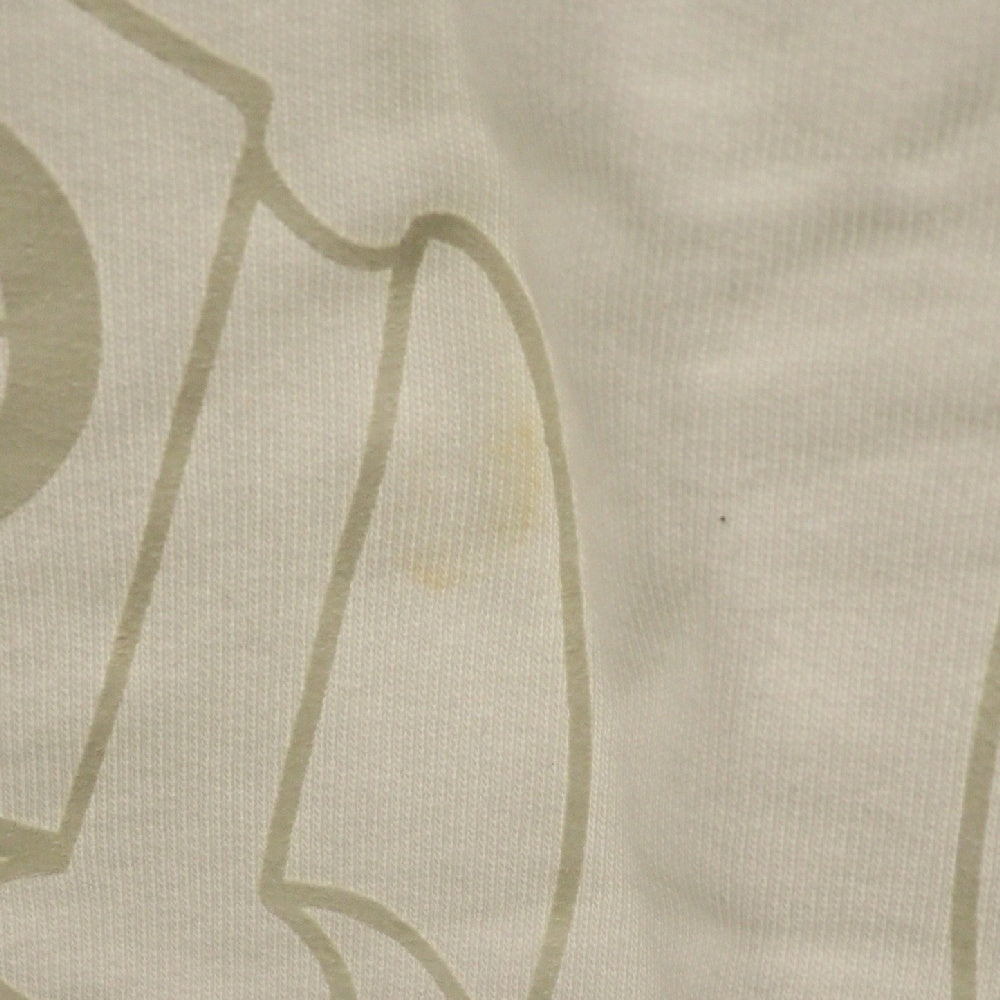 CHROME HEARTS(クロムハーツ) GLOW SWTSHRT PLVR 蓄光 ホースシュー スウェットプルオーバーパーカー ホワイト