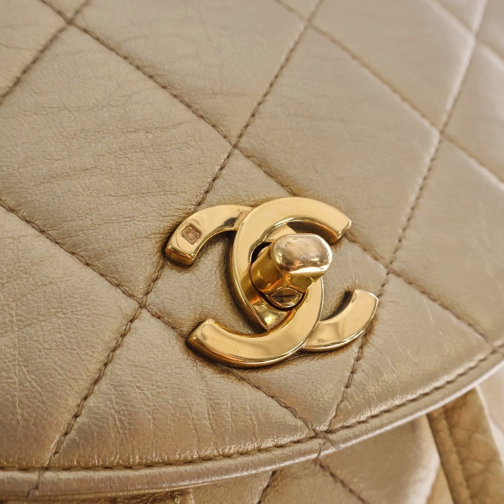 CHANEL(シャネル) デイパック マトラッセバックパック ゴールド レディース