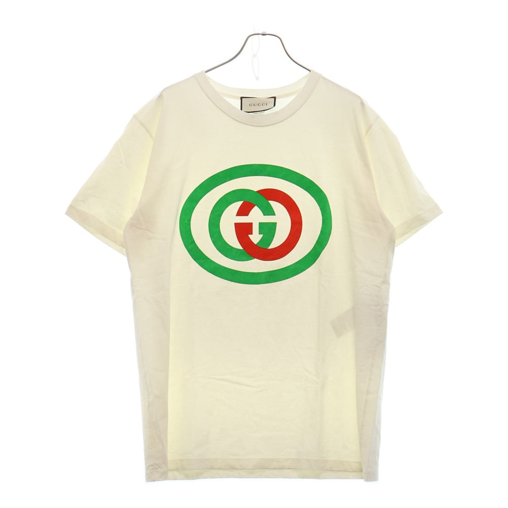 GUCCI(グッチ) GGロゴ 半袖Tシャツ カットソー 565806 XJBAU ホワイト