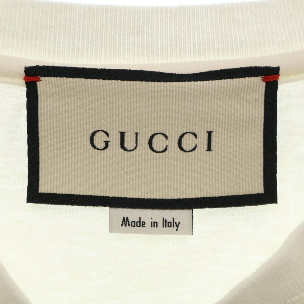 GUCCI(グッチ) GGロゴ 半袖Tシャツ カットソー 565806 XJBAU ホワイト