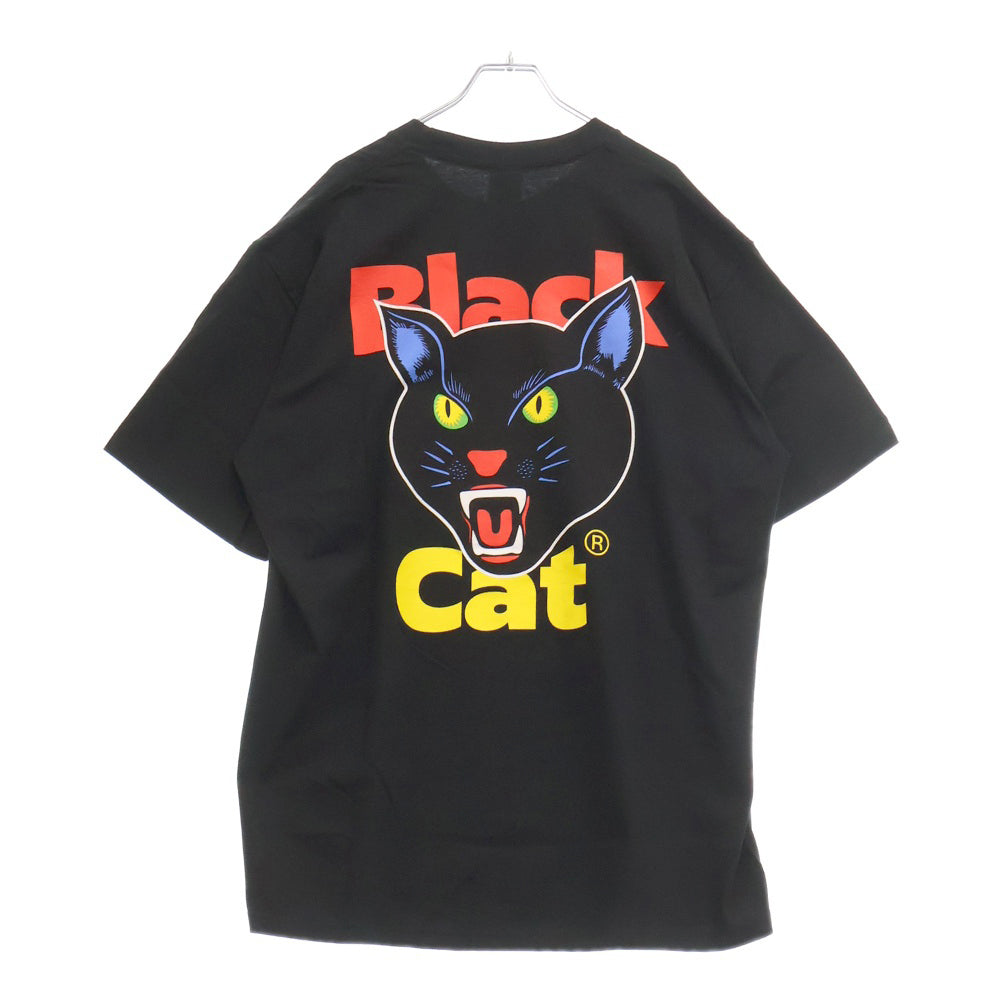 SUPREME(シュプリーム) 24SS Black Cat Tee ブラックキャットプリント半袖Tシャツ カットソー ブラック