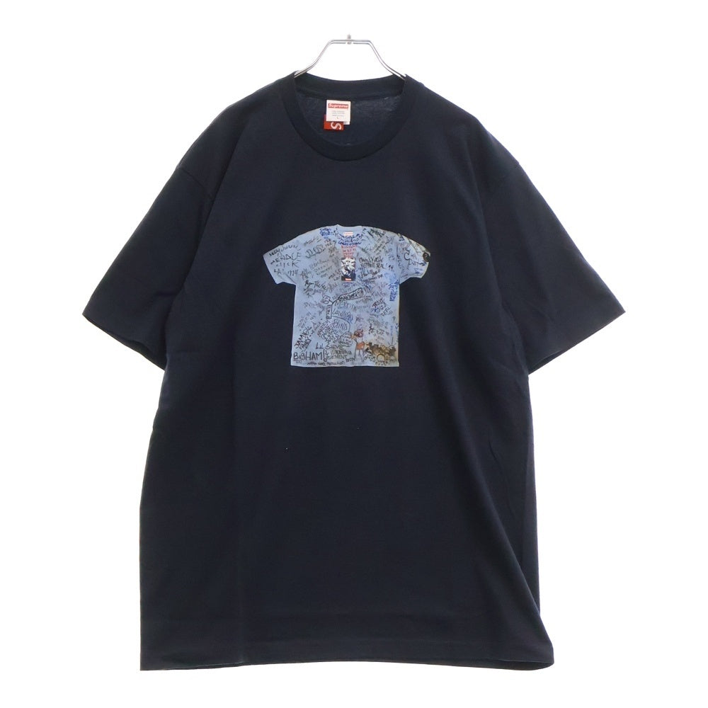 SUPREME(シュプリーム) 24SS 30th Anniversary First Tee 30周年記念ファーストプリント半袖Tシャツ カットソー ネイビー