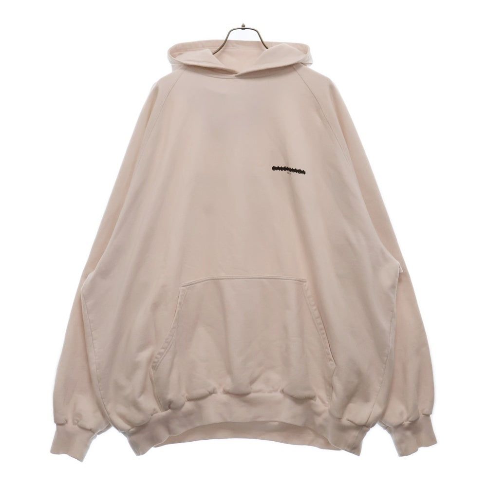 BALENCIAGA(バレンシアガ) 22AW テーピングロゴ オーバーサイズパーカー 697879 TMVH2 ホワイト