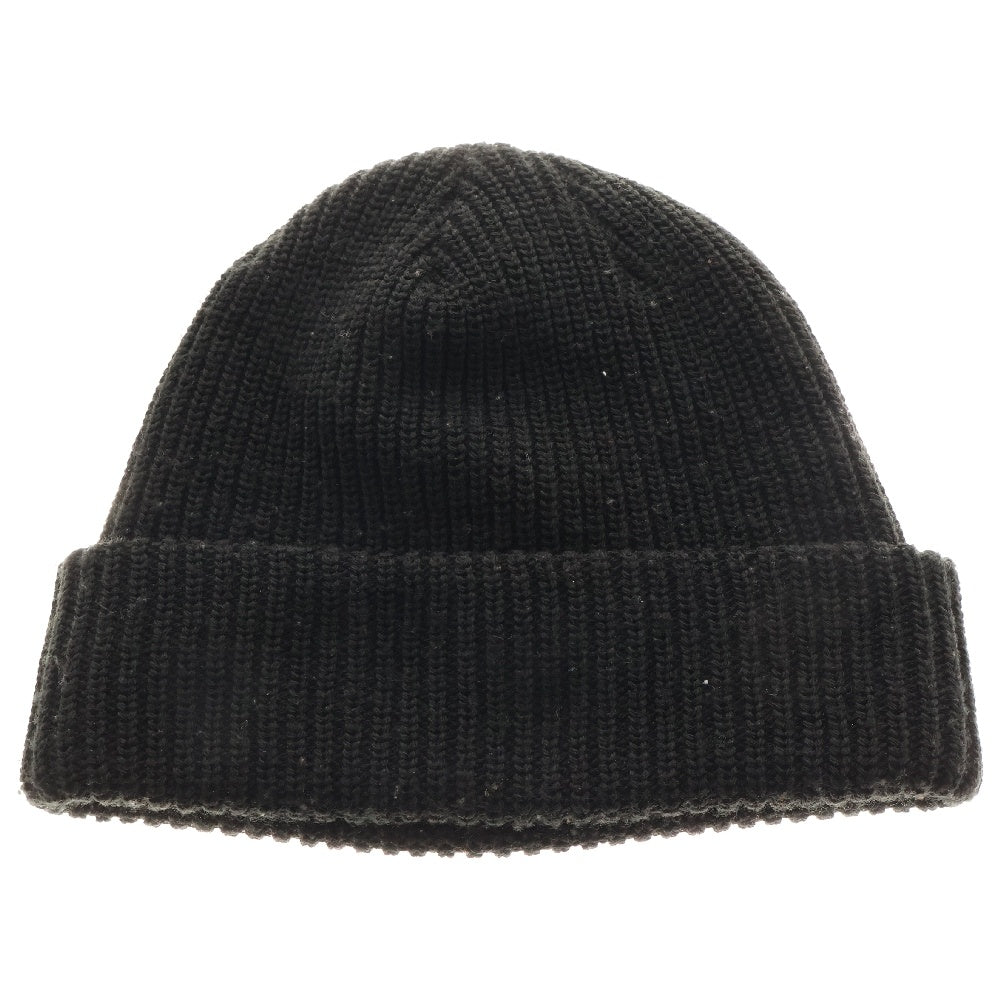 SUPREME(シュプリーム) 23AW Loose Gauge Beanie ロゴ刺繍 アクリル ニットキャップ ビーニー 帽子 ブラック
