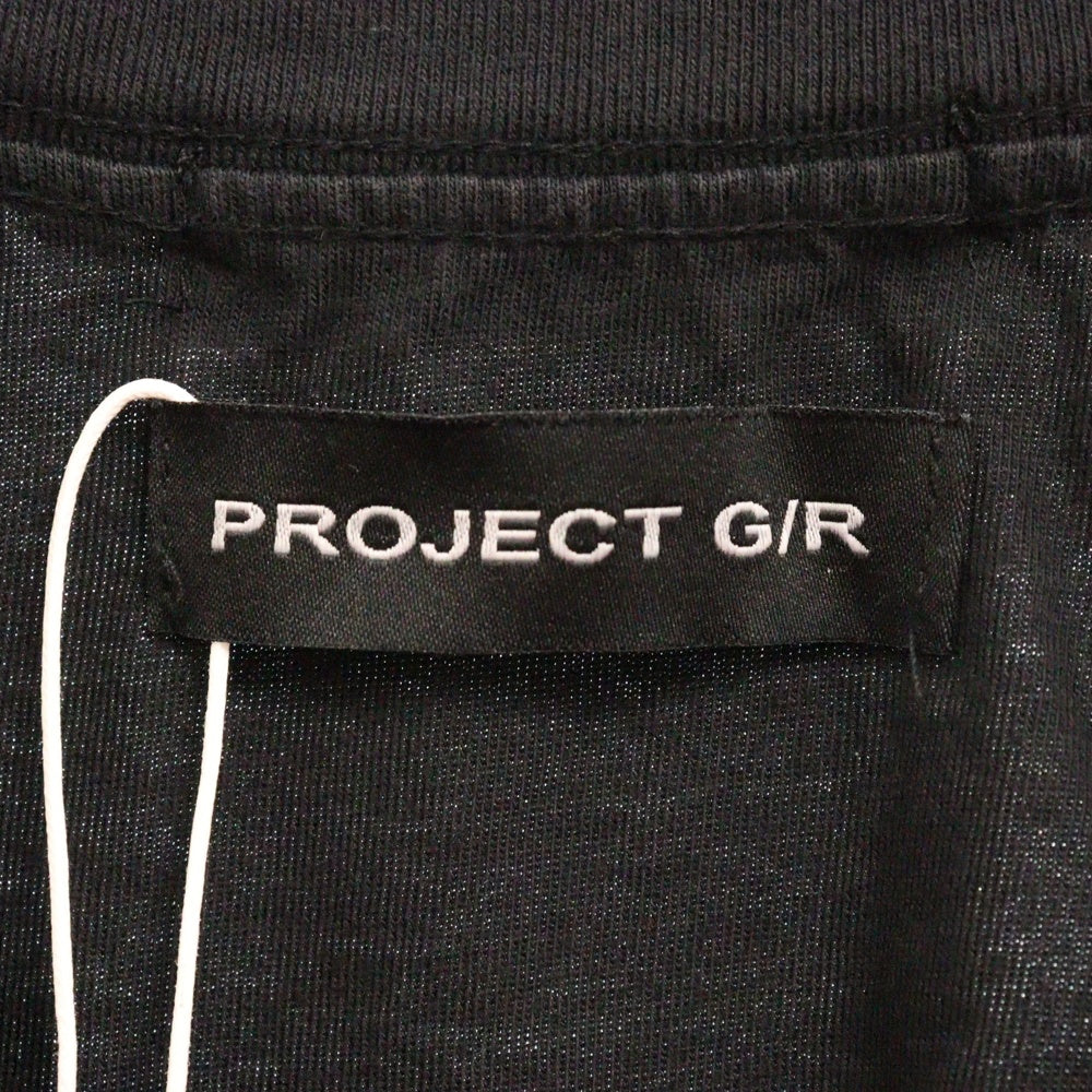PROJECT G/R(プロジェクトジーアール) 25SS×mastermind JAPAN INSIDE OUT T-SHIRTS マスターマインドジャパン インサイドアウトロゴ半袖Tシャツ PG25SSMJ01 ブラック