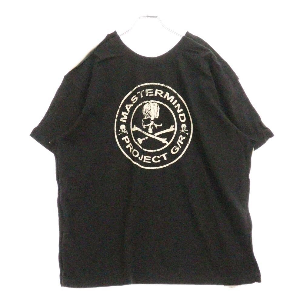 PROJECT G/R(プロジェクトジーアール) 25SS×mastermind JAPAN TWO FACED OUTSEAM T-SHIRT マスターマインドジャパン ツーフェイスアウトシーム 半袖Tシャツ PG25SSMJ02 ブラック/カーキ