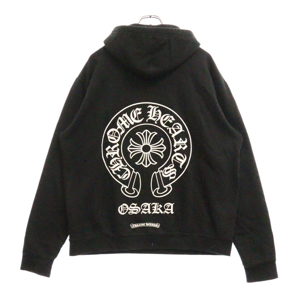 CHROME HEARTS(クロムハーツ) SWTSHRT PLVR プルオーバーパーカー 大阪限定ホースシュープリントプルオーバーパーカー ブラック