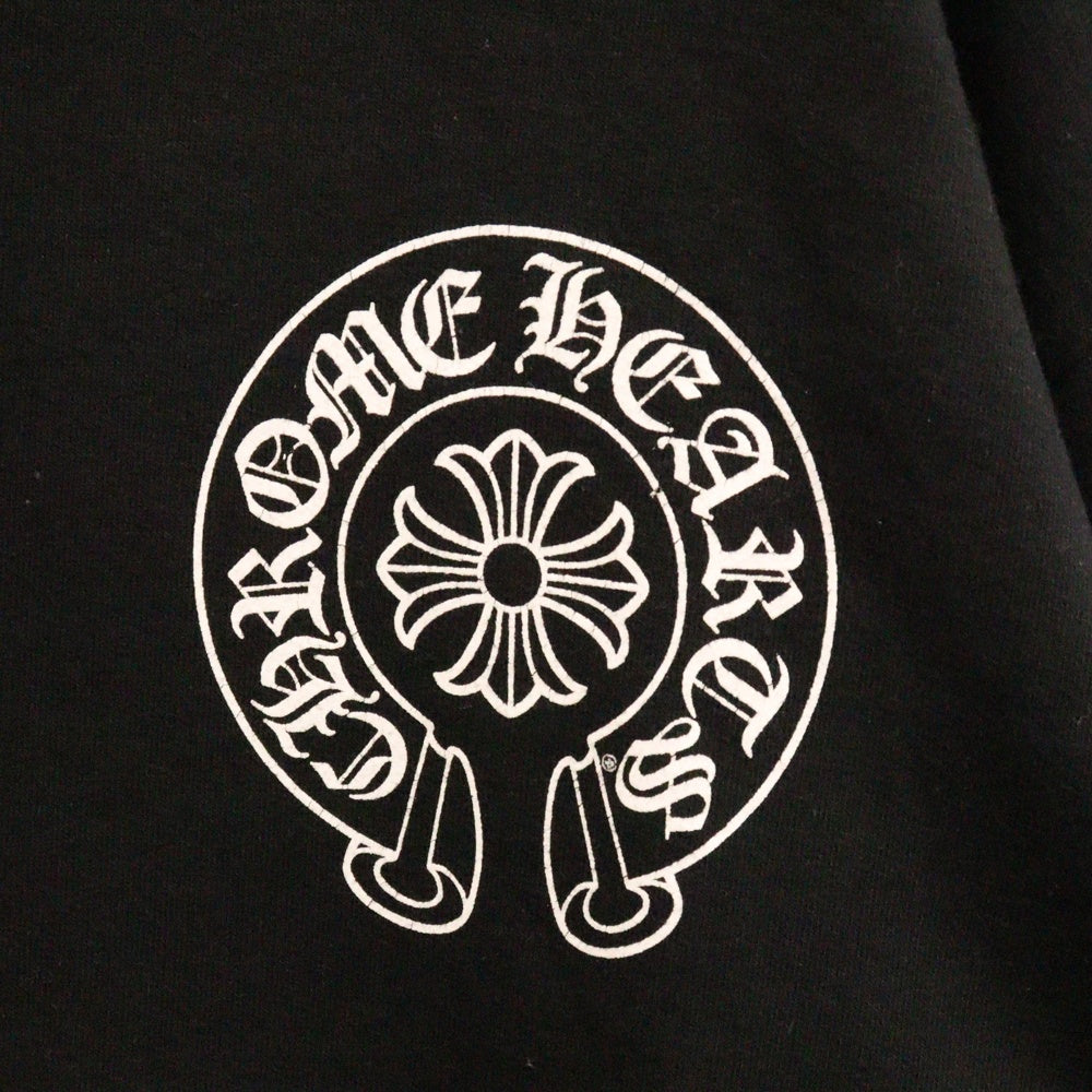 CHROME HEARTS(クロムハーツ) SWTSHRT PLVR プルオーバーパーカー 大阪限定ホースシュープリントプルオーバーパーカー ブラック