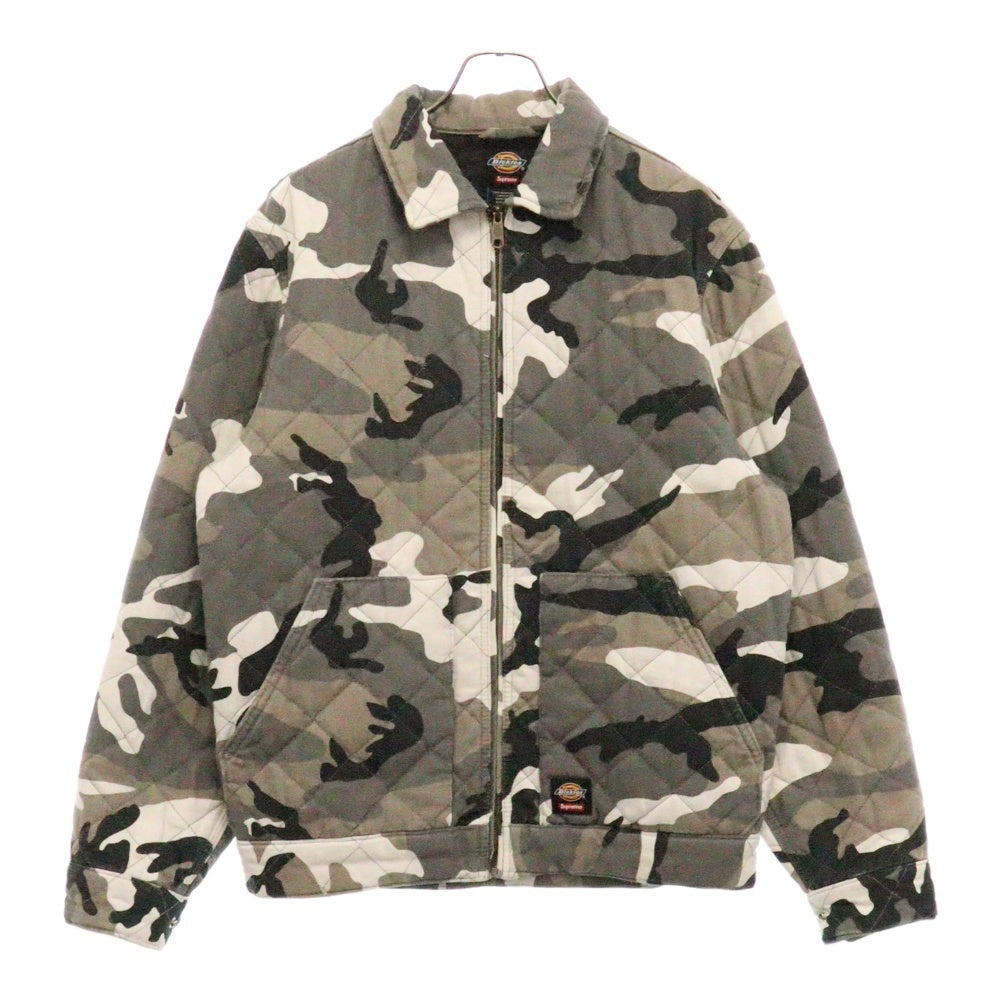 SUPREME(シュプリーム) 21AW × Dickies Quilted Work Jacket Grey Camo ディッキーズ キルティングワークジャケット グレー