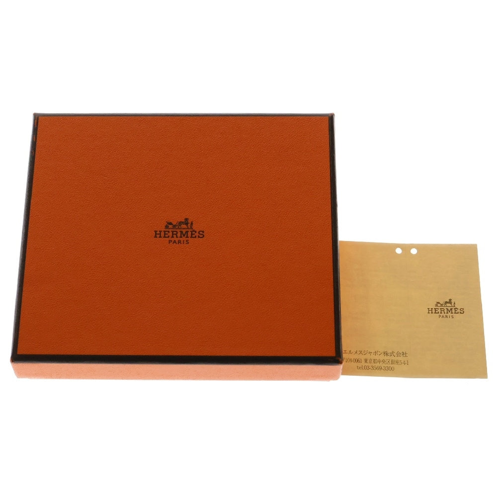 HERMES(エルメス) Azap Silk'In Compact アザップ シルクイン ラウンドジップコンパクトウォレット 財布 B刻印 ヴォーエプソン/シルク ブルーインディゴ/ネイビー