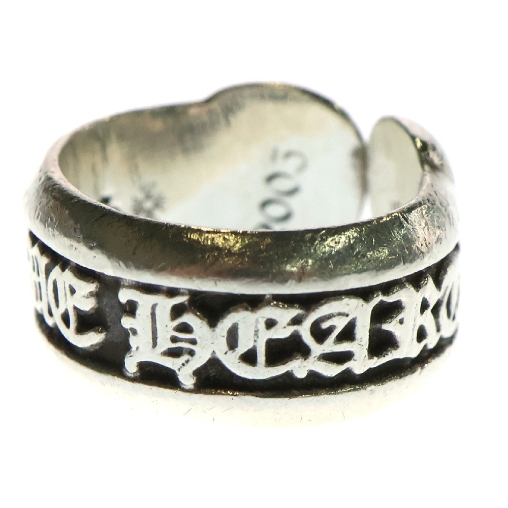 CHROME HEARTS(クロムハーツ) SM SCROLL LABEL スモールスクロールラベル シルバーリング BCA413