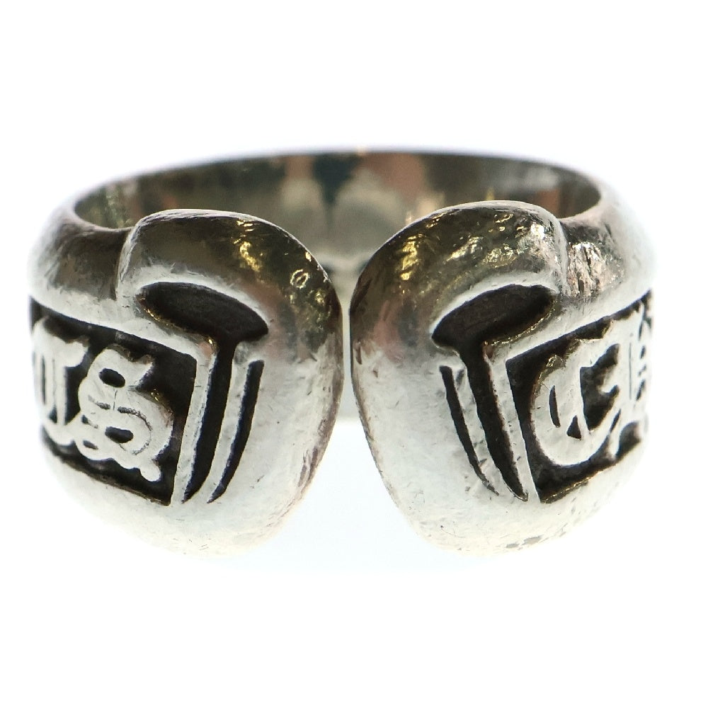 CHROME HEARTS(クロムハーツ) SM SCROLL LABEL スモールスクロールラベル シルバーリング BCA413