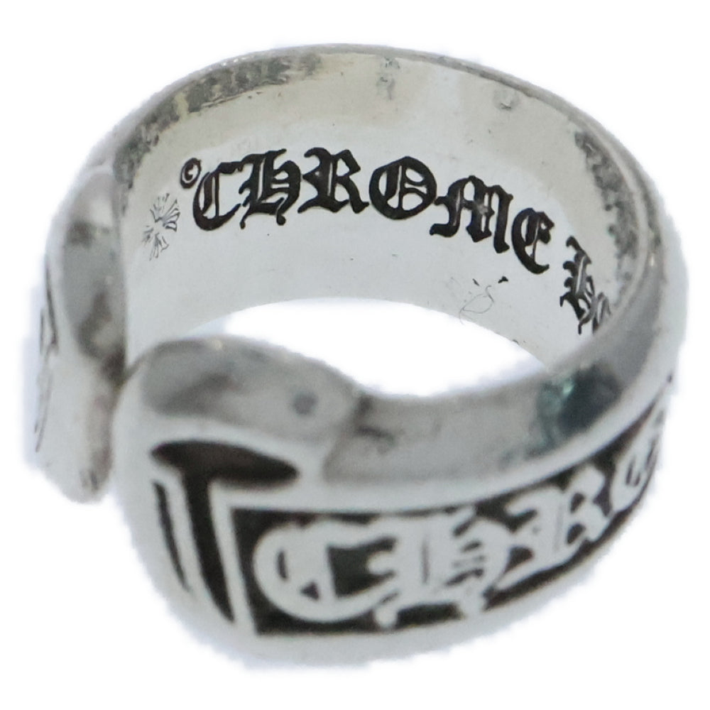 CHROME HEARTS(クロムハーツ) SM SCROLL LABEL スモールスクロールラベル シルバーリング BCA413