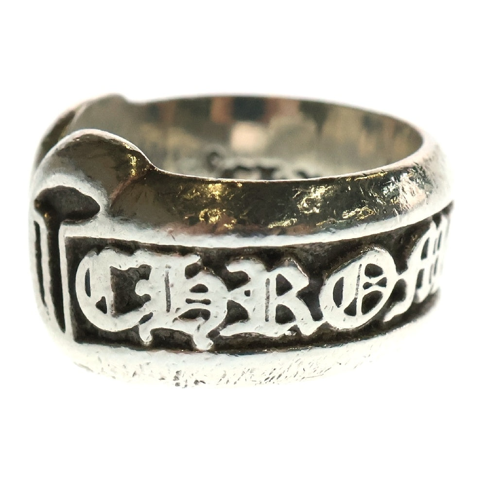 CHROME HEARTS(クロムハーツ) SM SCROLL LABEL スモールスクロールラベル シルバーリング BCA413